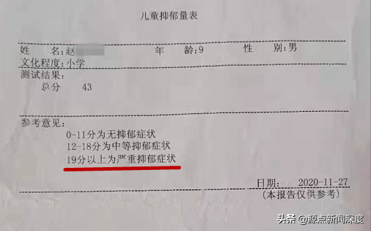 辽宁9岁小学生被值周学生厕所罚跪磕头,查出重度抑郁症