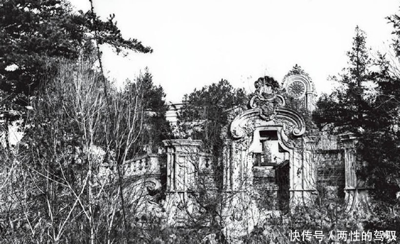 被毁20年后拍摄的珍贵照片,那时的圆明园,感觉像是闹鬼的城堡!(2)