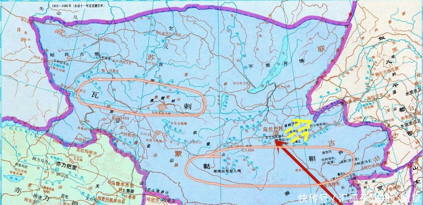 大明风华瓦剌,鞑靼,斡难河是什么地方读解朱棣远征行军路线图.