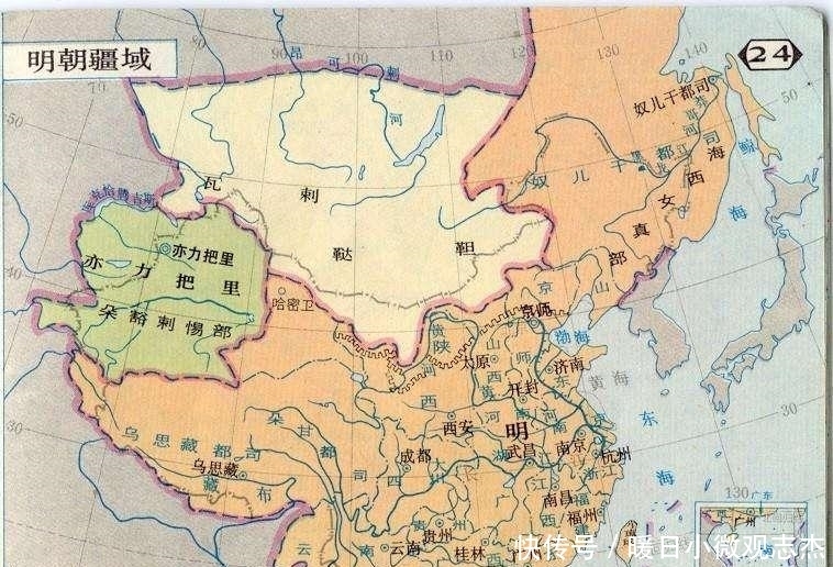 第五名:明朝(997万平方公里)