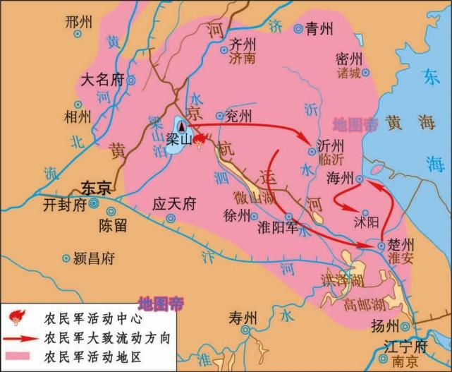 四,宋江的梁山 1119年,宋江在梁山起义,并