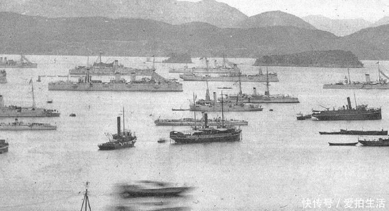 珍贵老照片甲午海战中真实的北洋水师,舰炮命中率比日军更高!