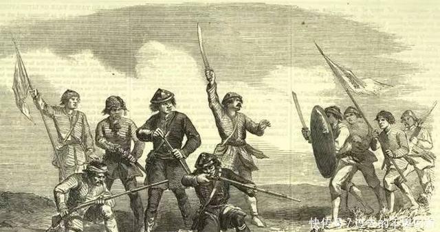 湘军武器供应充足,洋务运动发端于此,而太平军兵器大多为冷兵器,实力