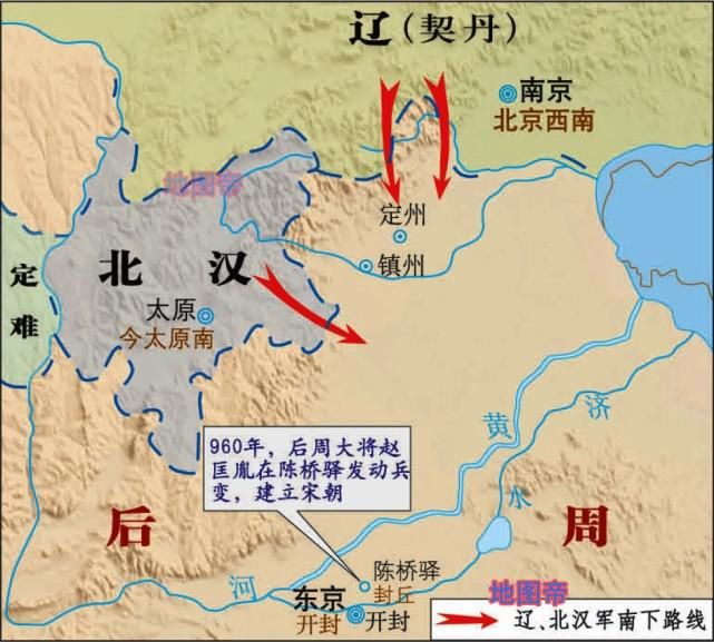 从陈桥兵变到靖康之难七幅地图看北宋