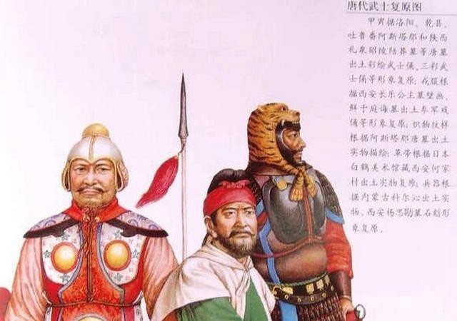 中国古代武士复原图唐朝武士的虎皮帽是真的皮