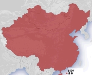 这几张地图看出清朝疆域变迁