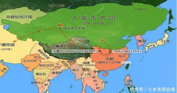 蒙古帝国和元朝有什么区别从疆域来看大概差了一千万平方公里