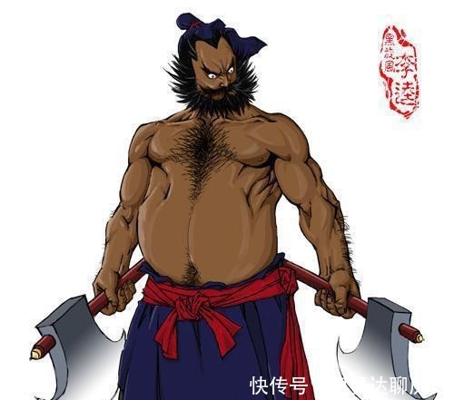 如果说起水浒中梁山最具战斗力和清兵能力的组合,莫过于李逵,鲍旭