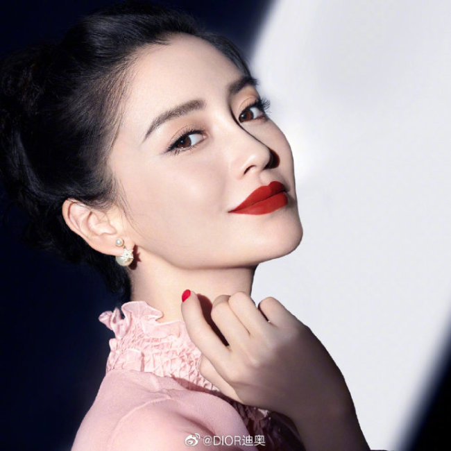 dior迪奥中国彩妆代言人 杨颖angelababy