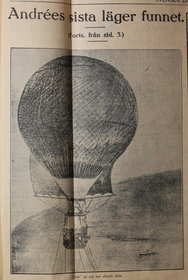 瑞典探险家乘热气球去北极，坠落后极地求生3个月，33年后被发现 瑞典 探险家 极地求生 第6张