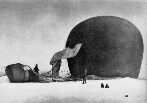 瑞典探险家乘热气球去北极，坠落后极地求生3个月，33年后被发现 瑞典 探险家 极地求生 第11张
