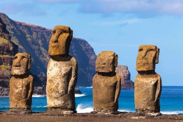 未解之谜:复活节岛神秘的巨石人像