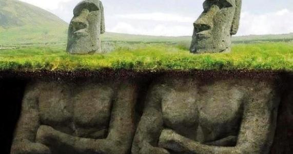 复活节岛石像之谜骗局图片