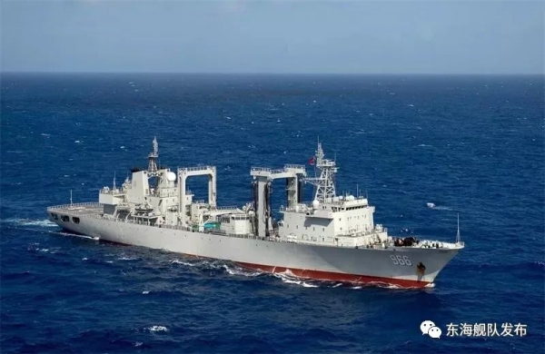 綜合補給艦高郵湖艦,舷號966,是由我國自行設計建造的大型遠洋綜合