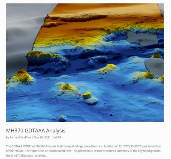 马航MH370找到了？英专家：澳大利亚海底，海平面4000米以下