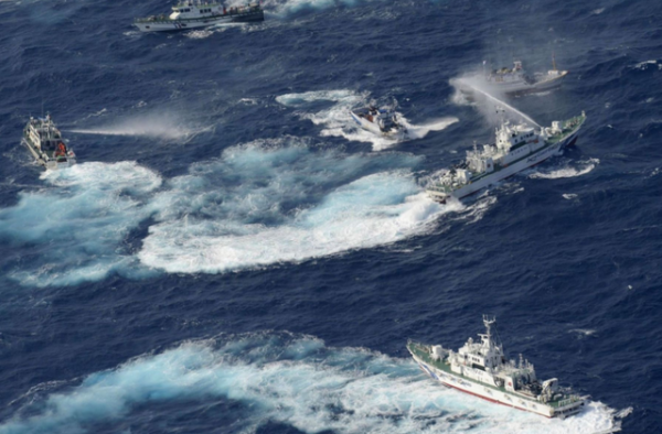 2021年最后一天早上,日方发现了我国的4艘海警船现身钓鱼岛周边的海域