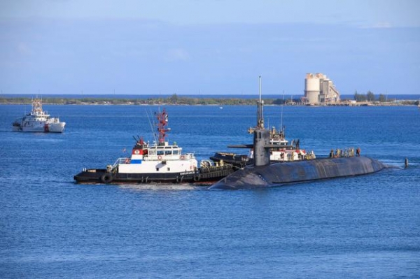 美媒：印太紧张局势升级之际，美军弹道导弹核潜艇时隔6年再访关岛