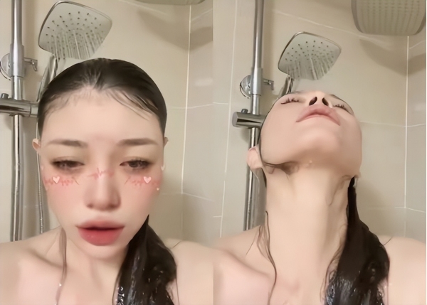 葛荟婕晒正在洗澡视频皮肤白嫩锁骨迷人大秀香肩被指太豪放