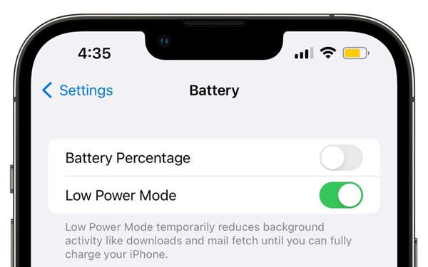 避免“电量焦虑”：iOS 16低电量可关闭电池百分比