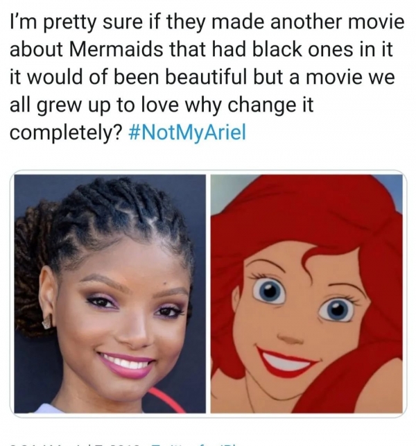 迪士尼黑人女主 美人鱼>预告上线,差评点踩人数两天居然超150万,这?