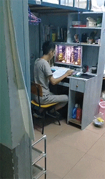 这是|搞笑GIF:怪不得被打