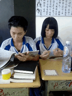 照照|搞笑GIF图片: 你们这两个猪队友, 是不是拿住假道具了！