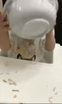 肤浅|搞笑GIF图:二哈:想用本汪圈钱,朕不是那样肤浅的人