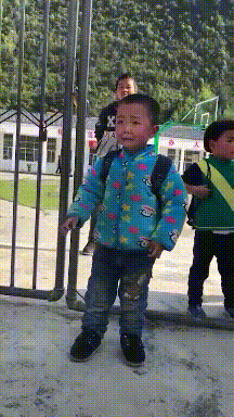 门外|搞笑GIF：门外写着内有恶犬，但我没相信