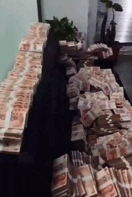 大哥|搞笑GIF:大哥,做什么生意的,这么有钱啊!