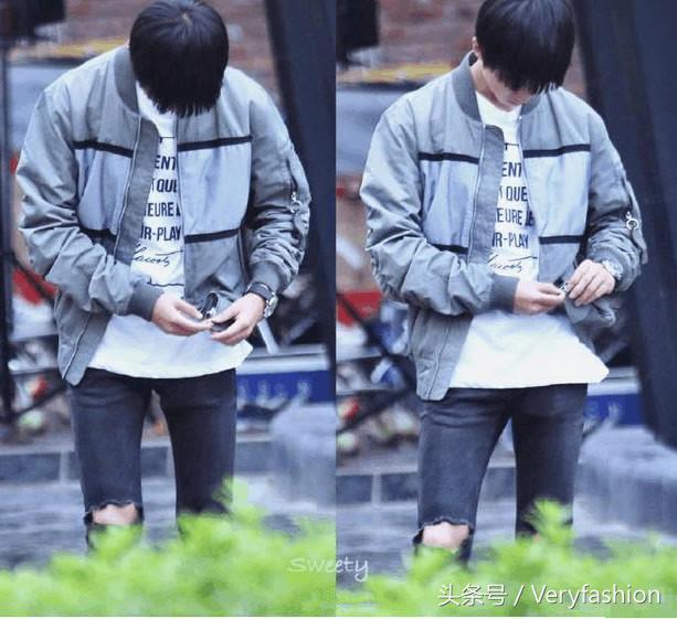 王俊|妈！别再帮我补裤子了！看王俊凯鹿晗这样穿才最fashion