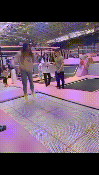 水上漂|搞笑GIF：姑娘，你好厉害啊！我还是算了！做不到！