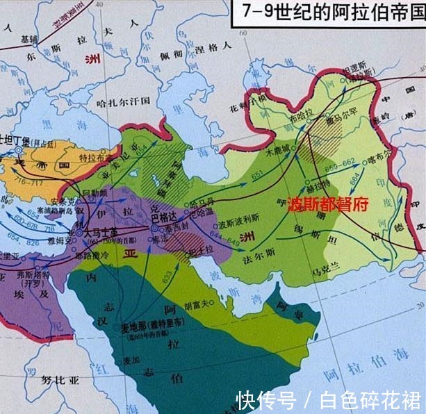 唐朝疆域最西到达了咸海波斯谭其骧将地图开疆玩到了极致7