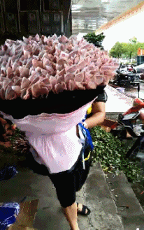 搞笑|搞笑GIF动图:美女走的好好的,就被一头猪看上了,男朋友还被踢走了?