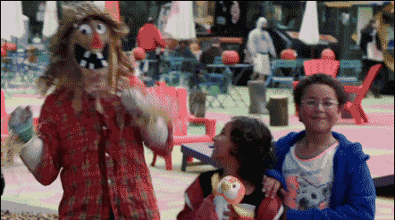 汉子|搞笑GIF：女汉子无疑了！