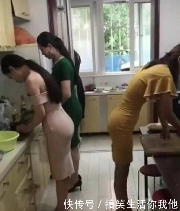 妹子|搞笑GIF动图： 妹子, 你别想跑了