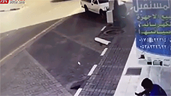 耗子|搞笑GIF：原来这耗子这么灵活吗？不管怎么大都打不死的样子！