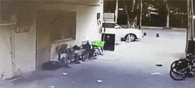 只要功夫深|搞笑GIF：姑娘，你这个办法不错！走的有点快了！慢点！