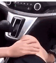 美女|搞笑GIF：美女，我就只想搭个车