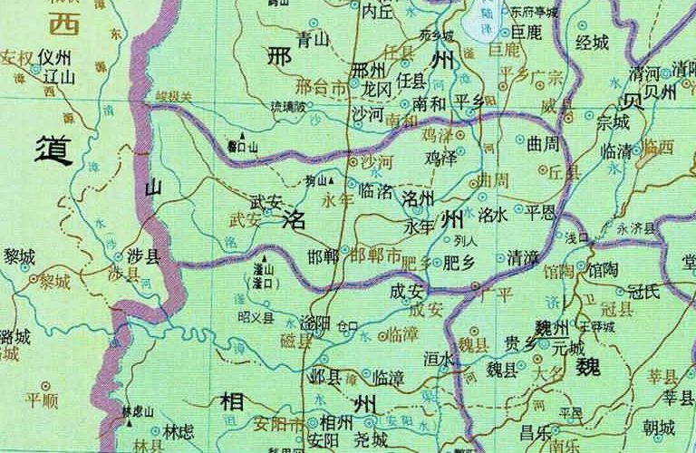 河北邢州洺州示意图土门就是当时的土门关,在今天河北井陉县,自古就是