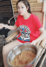 淑女|搞笑GIF:哎呀呀!瞬间变成淑女了