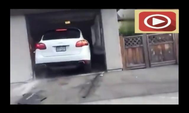 司机|美女司机开霸气豪车卡宴入库，大妈看她的车技要哭