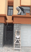 屈才|搞笑GIF趣图：这个技术牛大了，做理发师有点屈才了