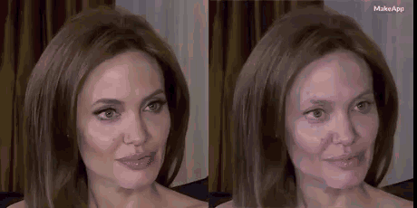 安吉丽娜|太凶残了国外反人类一键素颜APP千万不要在国内上架心疼安吉丽娜