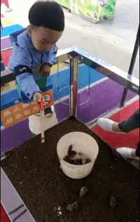 孩子|搞笑GIF动图：这女朋友要不得，想哄她你都追不上