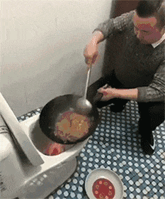 无穷|搞笑GIF：群众的力量是无穷的。