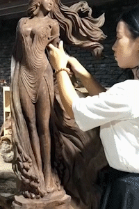 妹子|爆笑GIF: 这障眼法演得不错, 妹子搞笑的劲头很足!