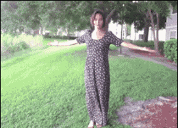 今天|搞笑GIF:可怜的泰迪,好像很容易成为大狗的目标