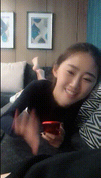 孩子|搞笑GIF动图：这女朋友要不得，想哄她你都追不上