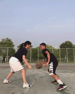 妹子|搞笑GIF: 妹子你放开那个男的, 有本事冲我来啊!