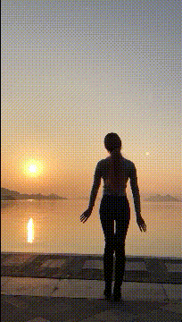 小男|搞笑gif趣图：看这小伙子，之前不一直喊：中班中班要有女生嘛